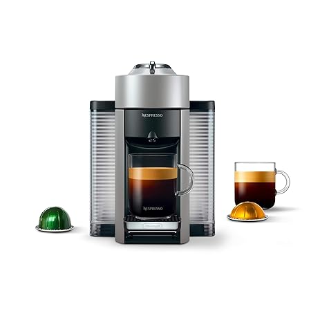 Nespresso Vertuo Evoluo Coffee and Espresso Machine, Silver